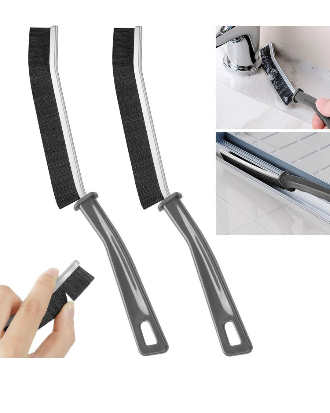 Hard Bristle Crevice Cleaning Brush
