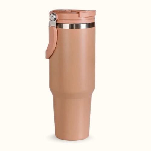 Insulated Sky Tumbler Bottle With Top Handle Blue Frost 1200ml