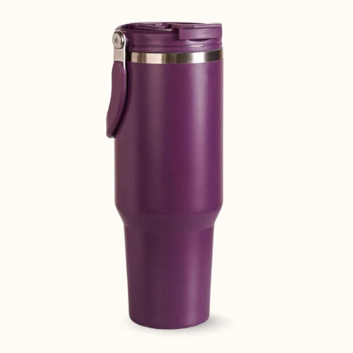 Insulated Sky Tumbler Bottle With Top Handle Blue Frost 1200ml