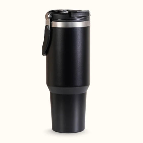 Insulated Sky Tumbler Bottle With Top Handle Blue Frost 1200ml