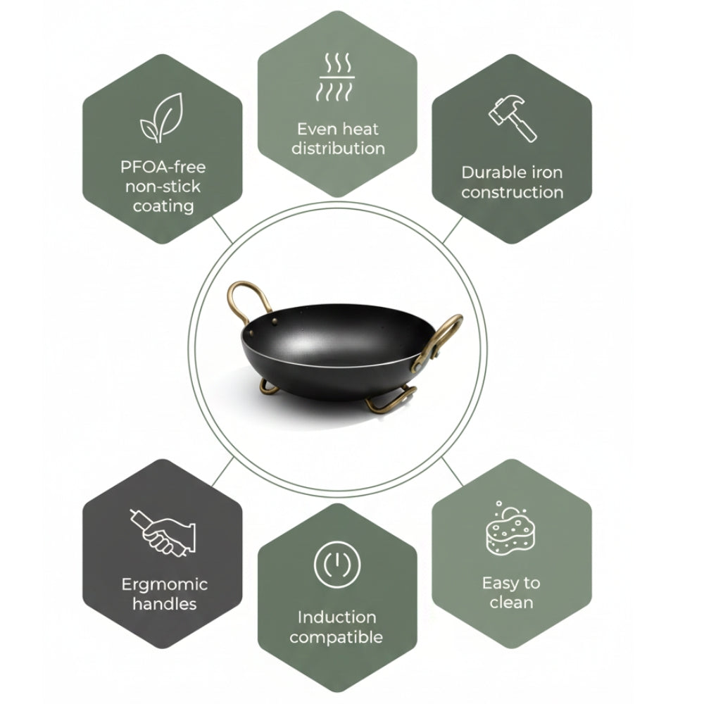 Premium Iron Kadai (Regular Size)