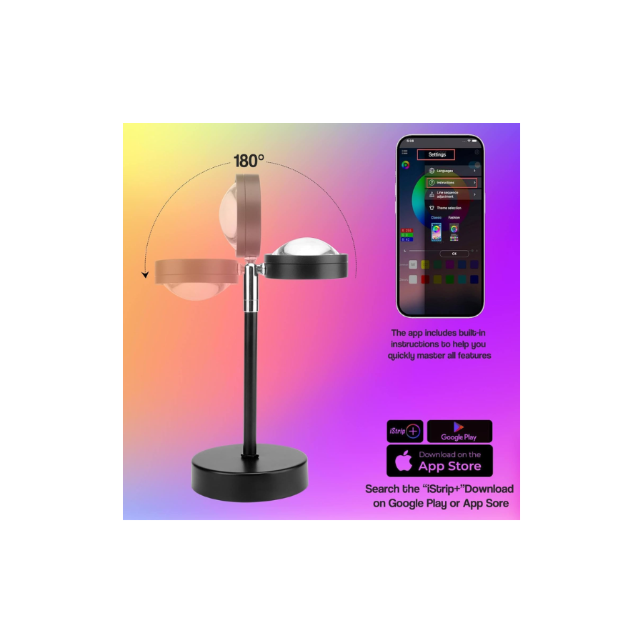16 in 1 Sunset lamp With Remote