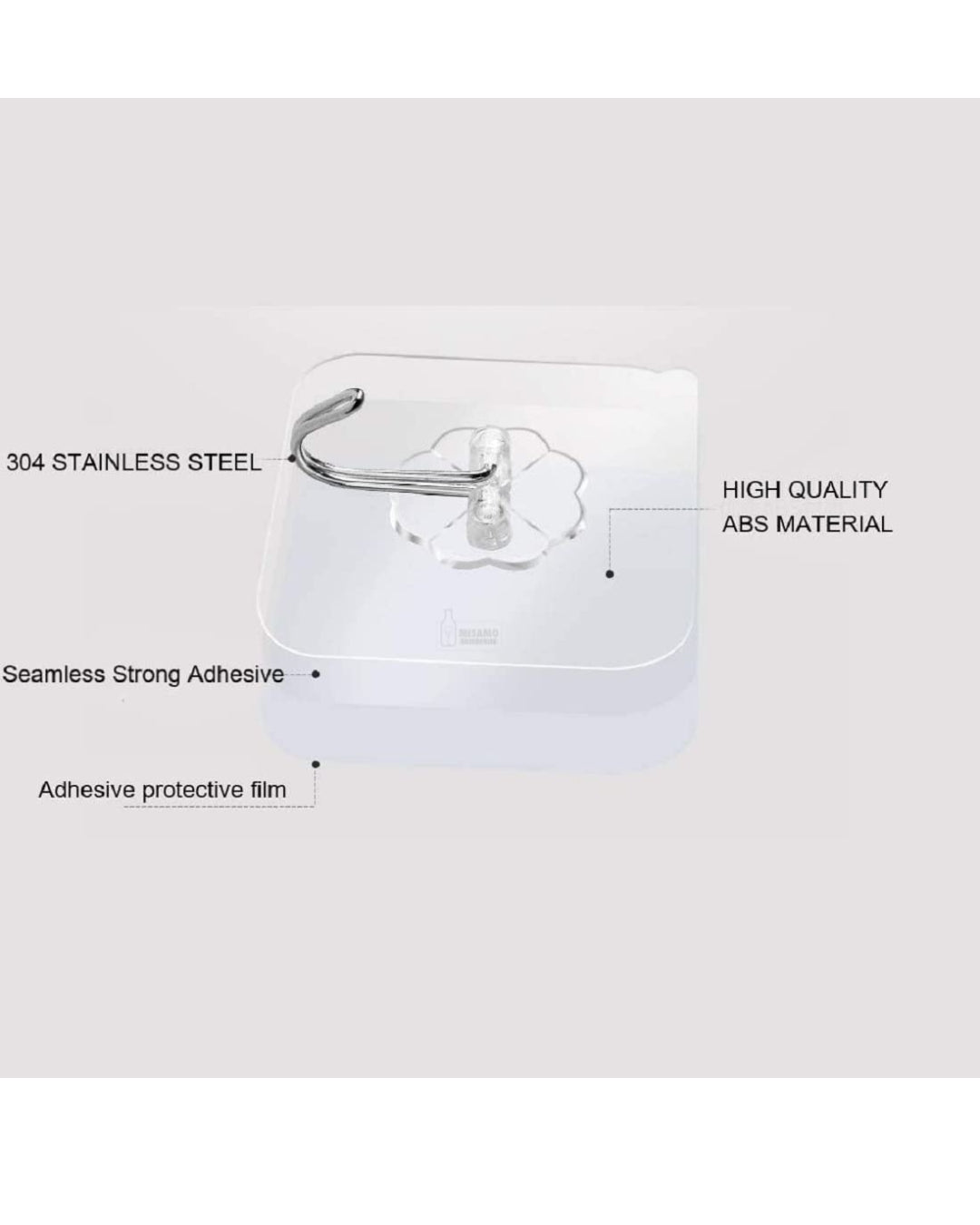 Adhesive Hooks For Kitchen Wall