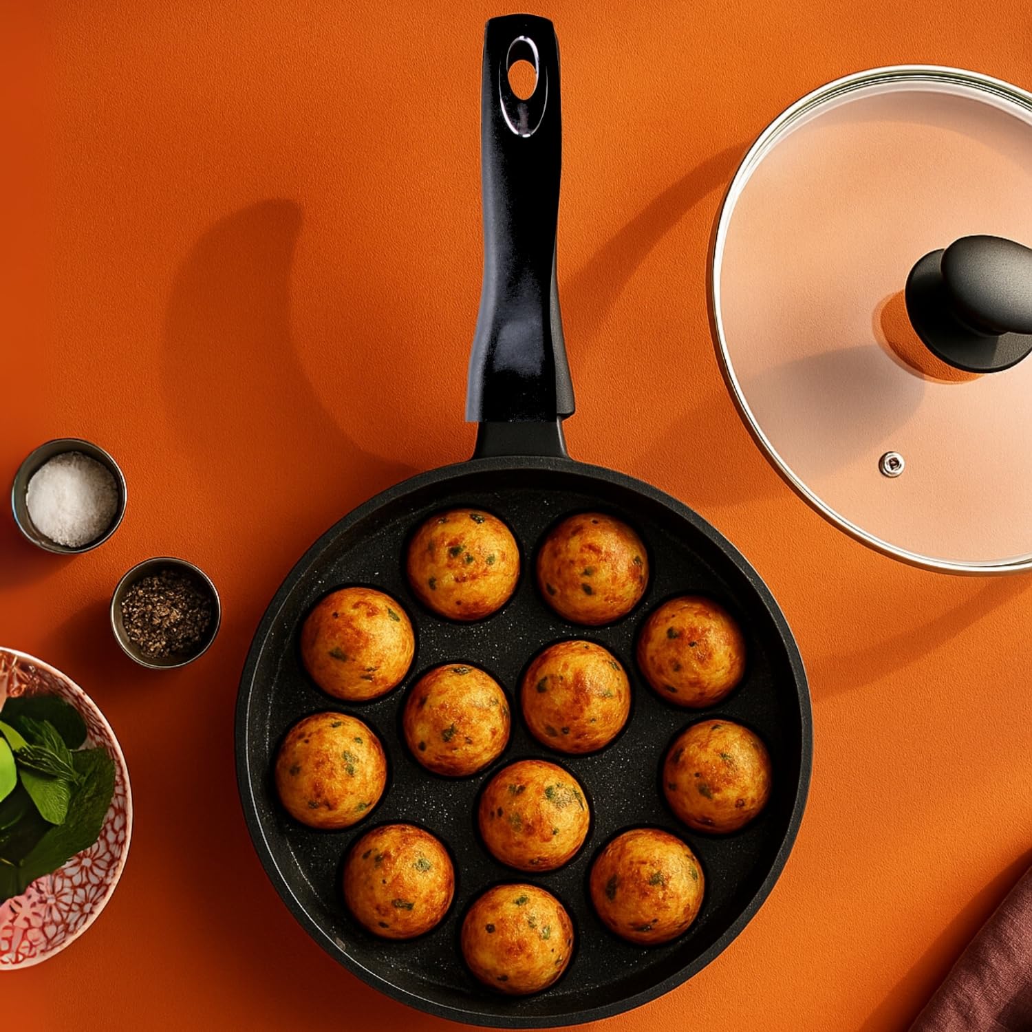 Appam Maker  with Glass Lid.