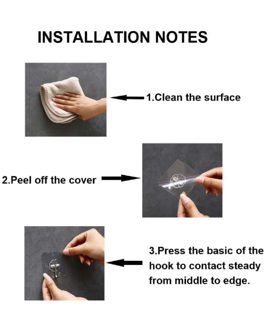 Adhesive Hooks For Kitchen Wall