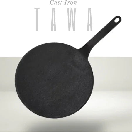 NEOPOT Pre-Seasoned Cast Iron Roti Tawa