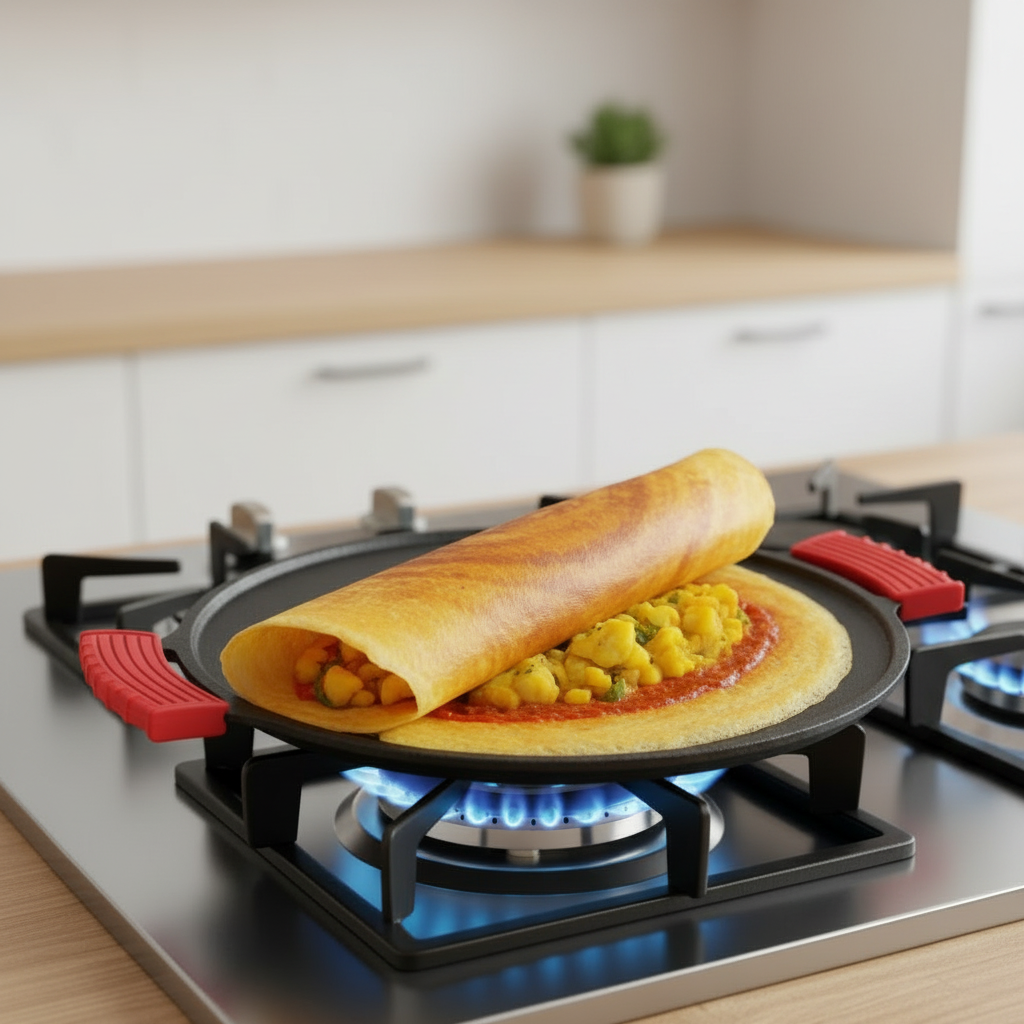 Pre-Seasoned Cast Iron Dosa Tawa