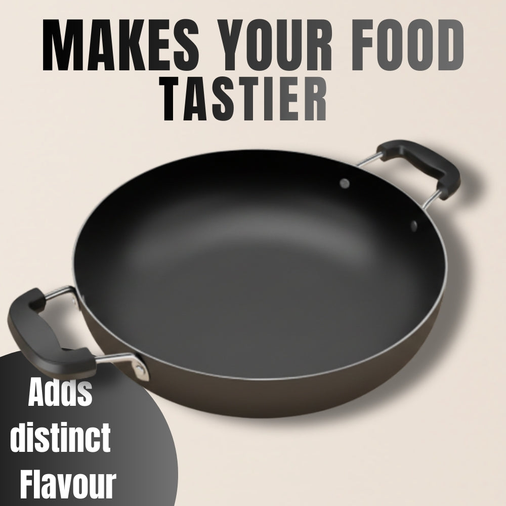 100% Pure Iron Cookware combo: Kadai+Tawa+Fry Pan