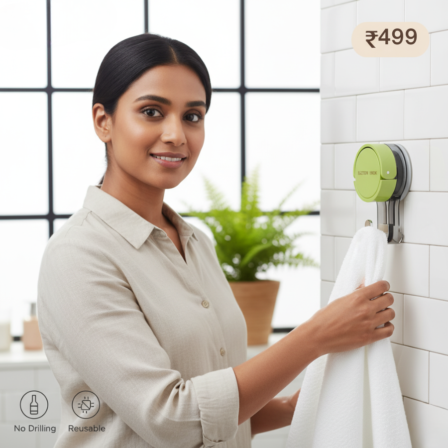 Reusable Suction Hook  Pack Of 2