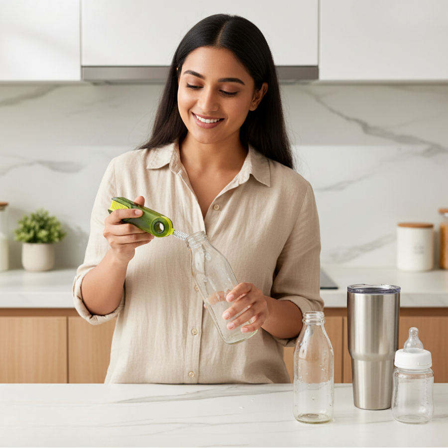 3 in 1 Bottle Cleaning Brush