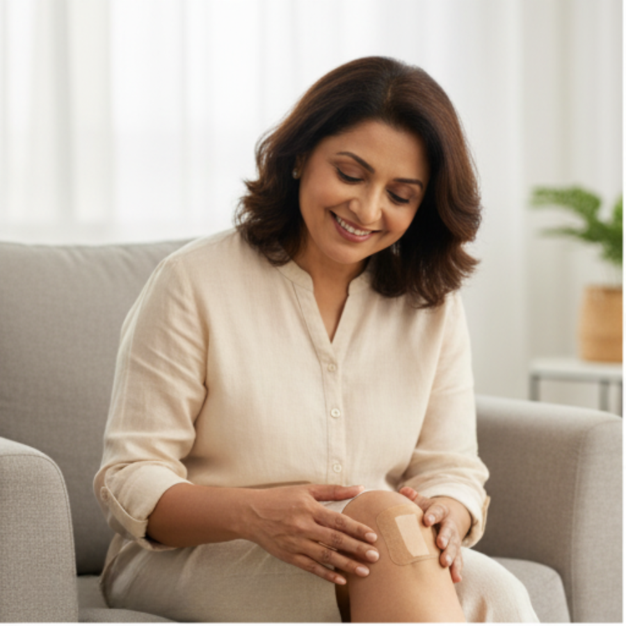 Adhesive Heat Patches for Knee Relief