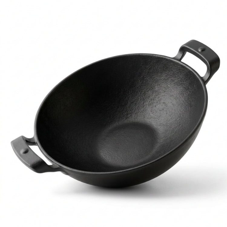 Pre-Seasoned Cast Iron American Style Kadai