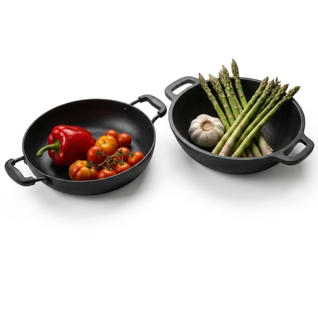 Kadai Combos (Iron Kadai + Cast Iron Kadai)