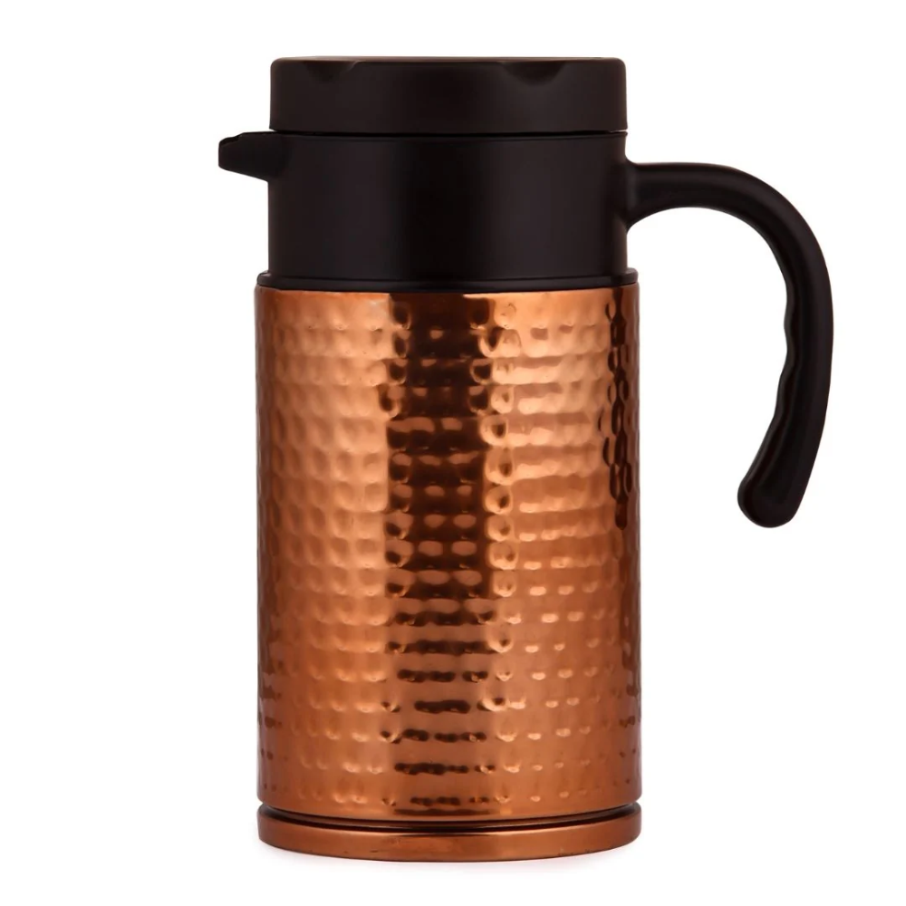 Opal Copper Hammered Flask