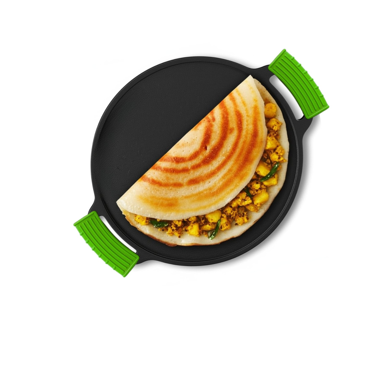 Pre-Seasoned Cast Iron Tawa for Dosa/Chapathi