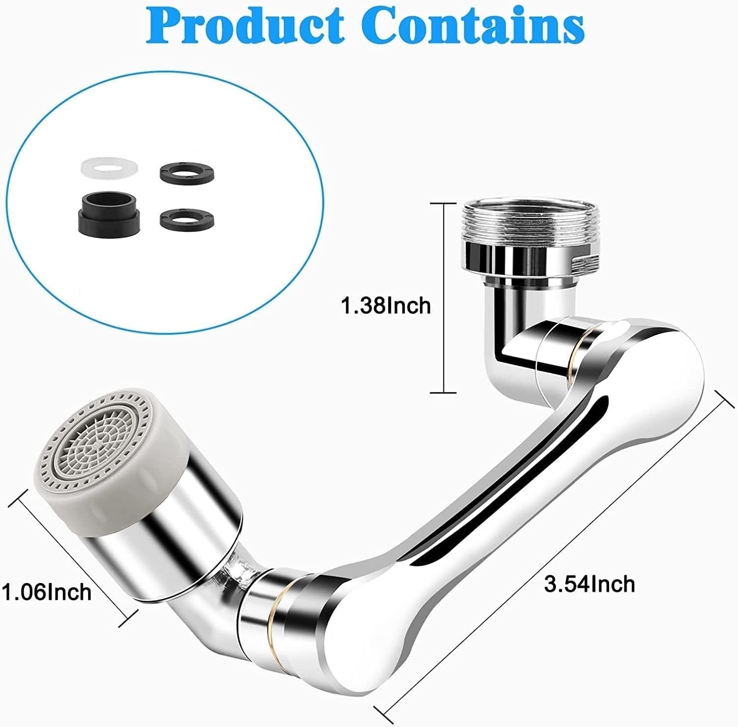 Multiple 1080 Degree Rotating Faucet