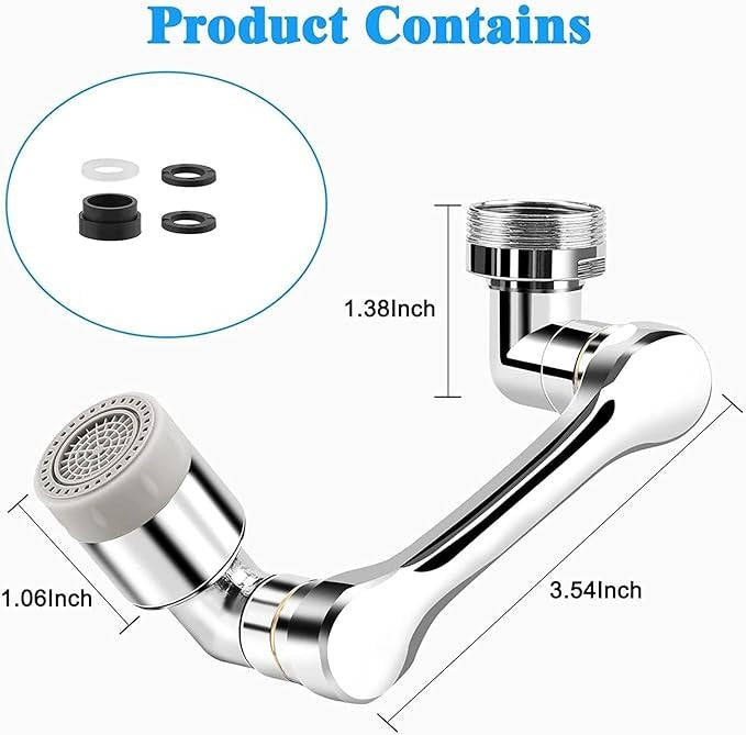 Multiple 1080 Degree Rotating Faucet