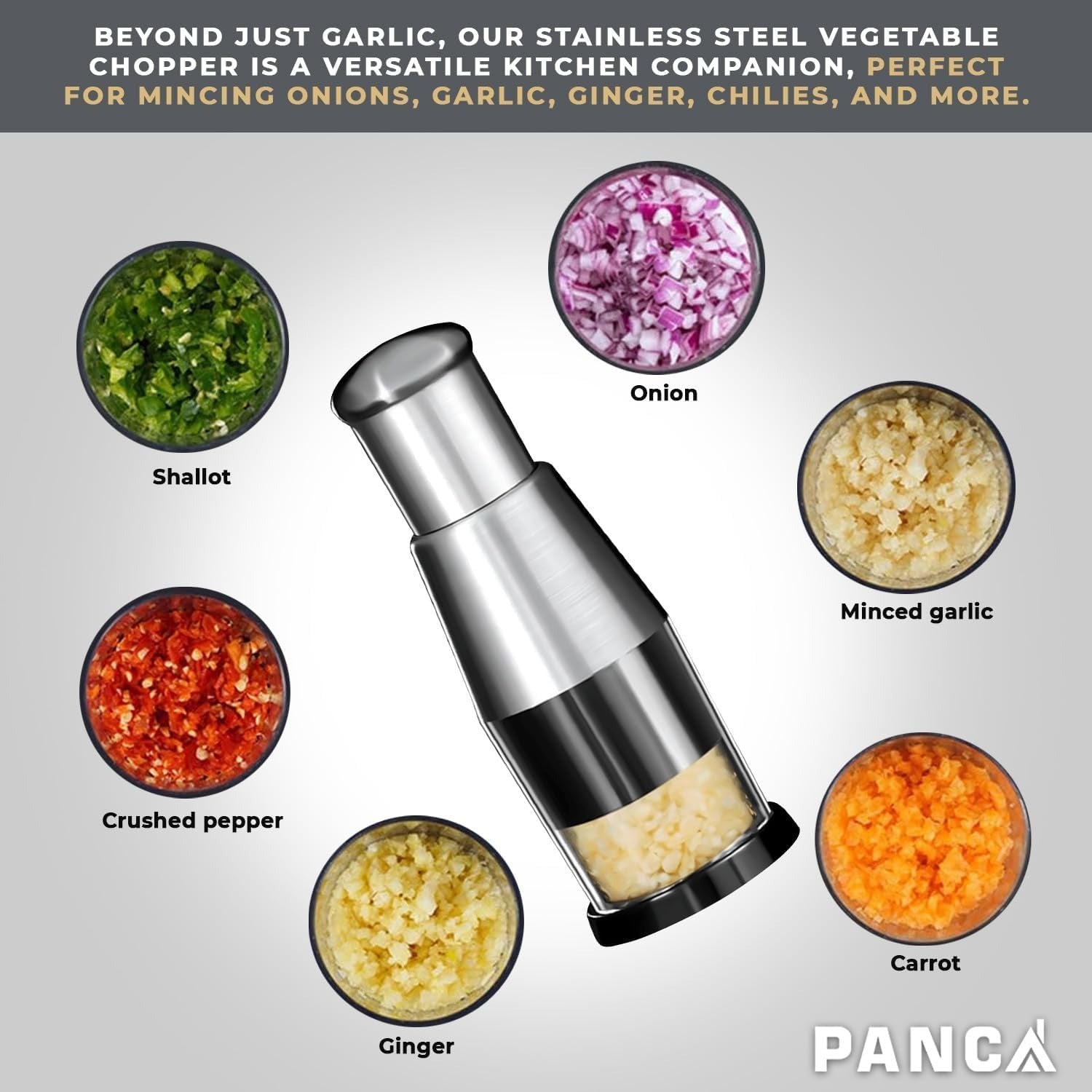 Hand Press Garlic Chopper