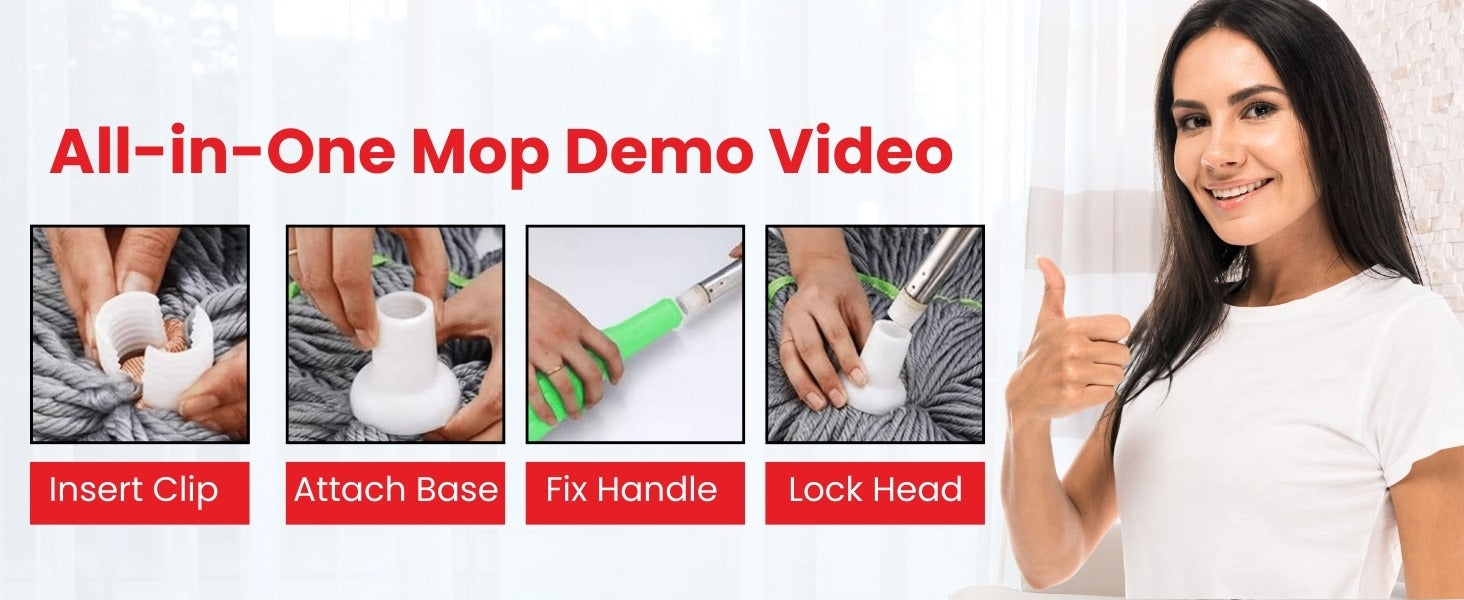 2 in 1 Dehydrated Floor Cleaning Mop