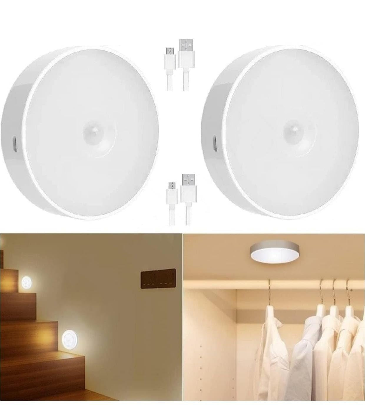 Body Induction Motion Sensor Light (Pack of 2 )