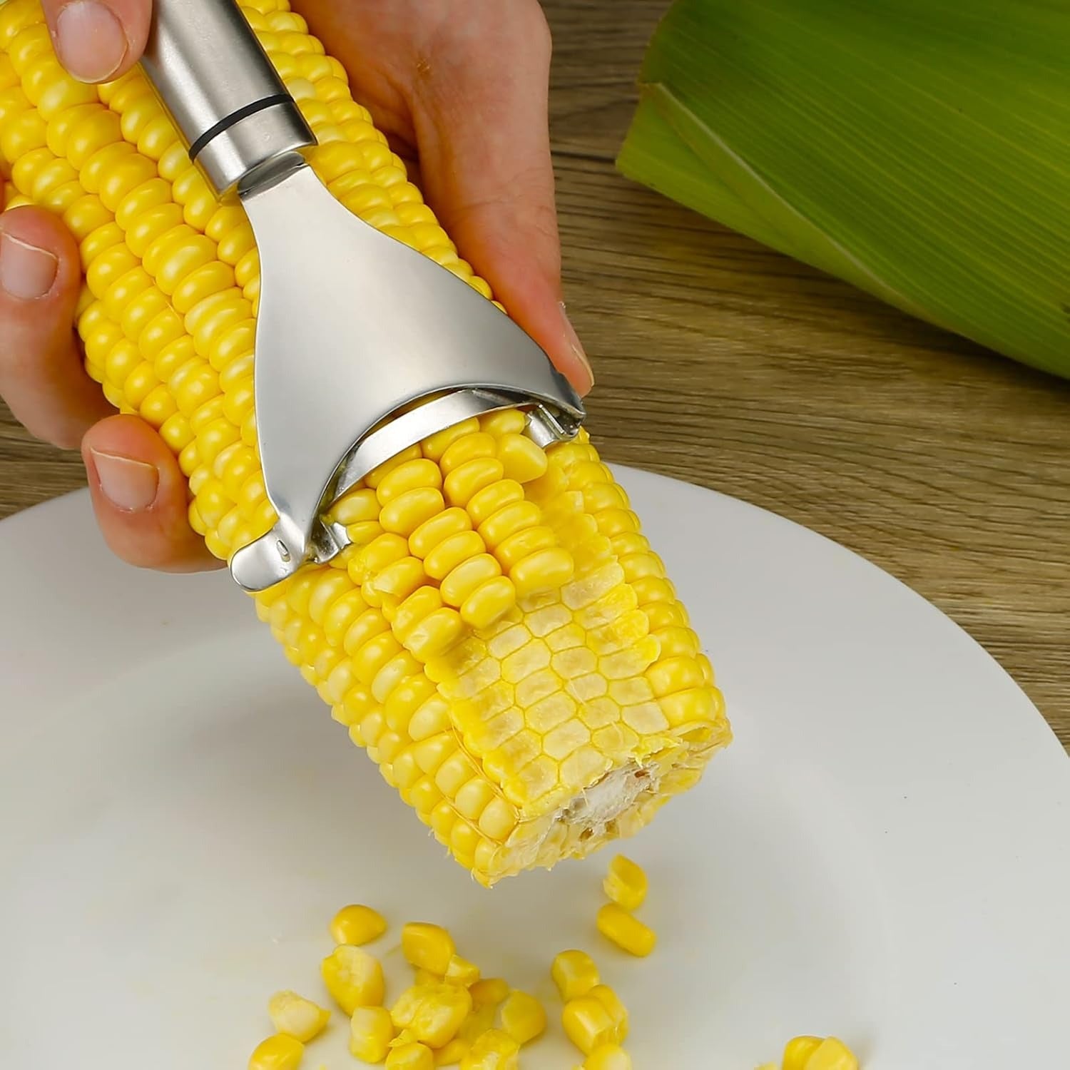 Stainless Steel Corn Peeler