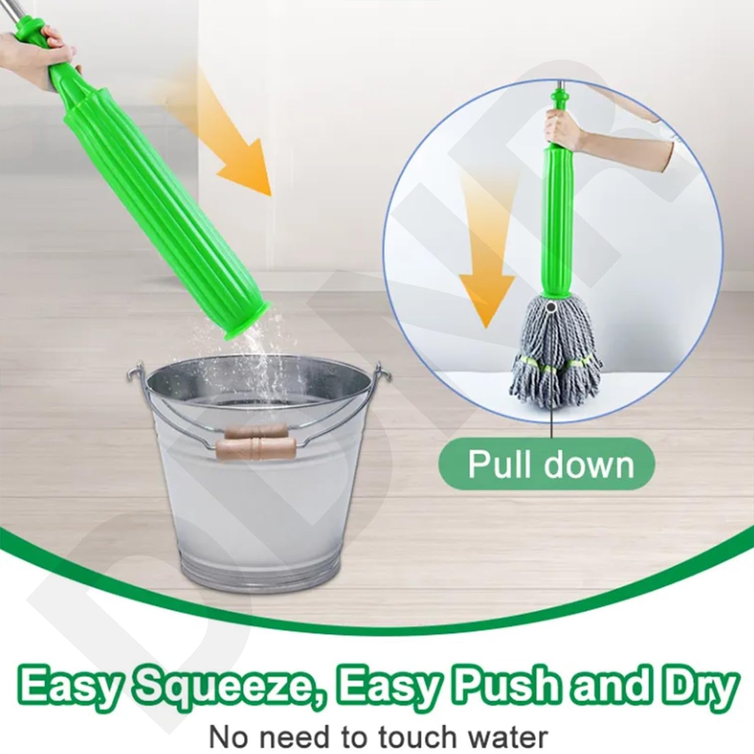 2 in 1 Dehydrated Floor Cleaning Mop