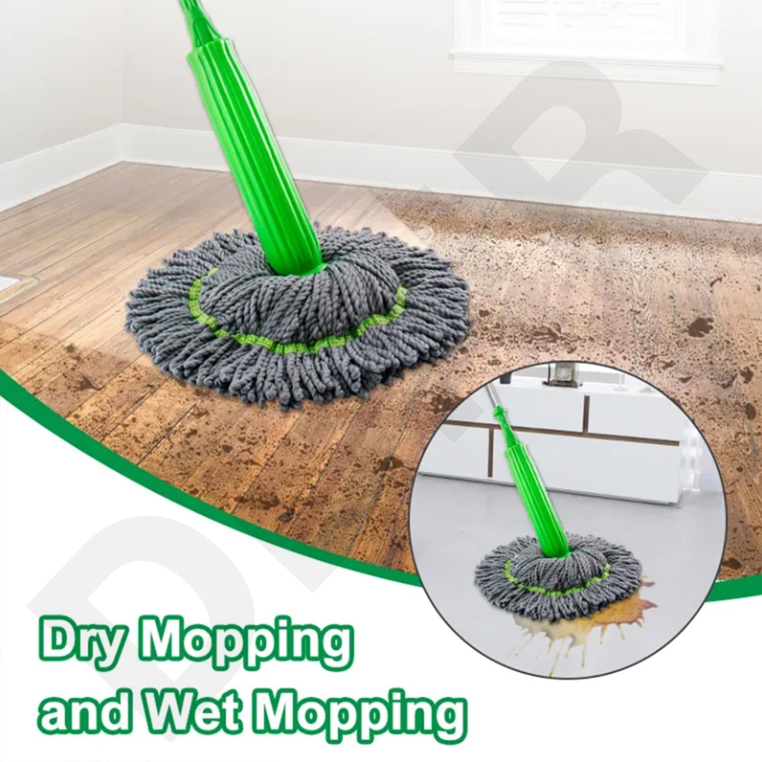 2 in 1 Dehydrated Floor Cleaning Mop