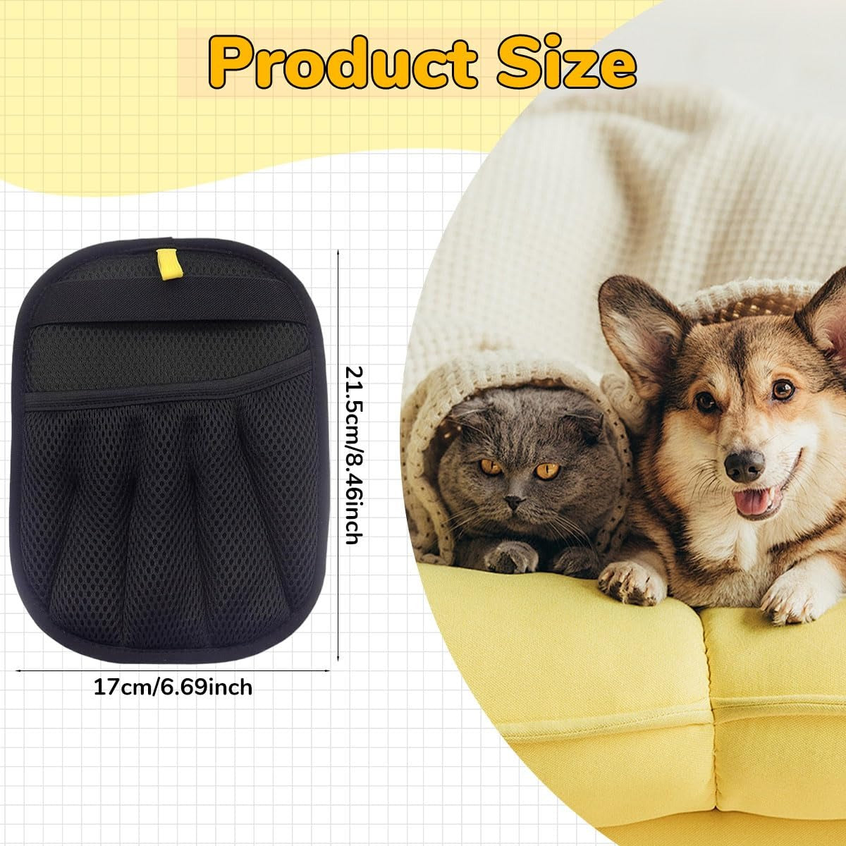 Pet Hair Remover Gloves