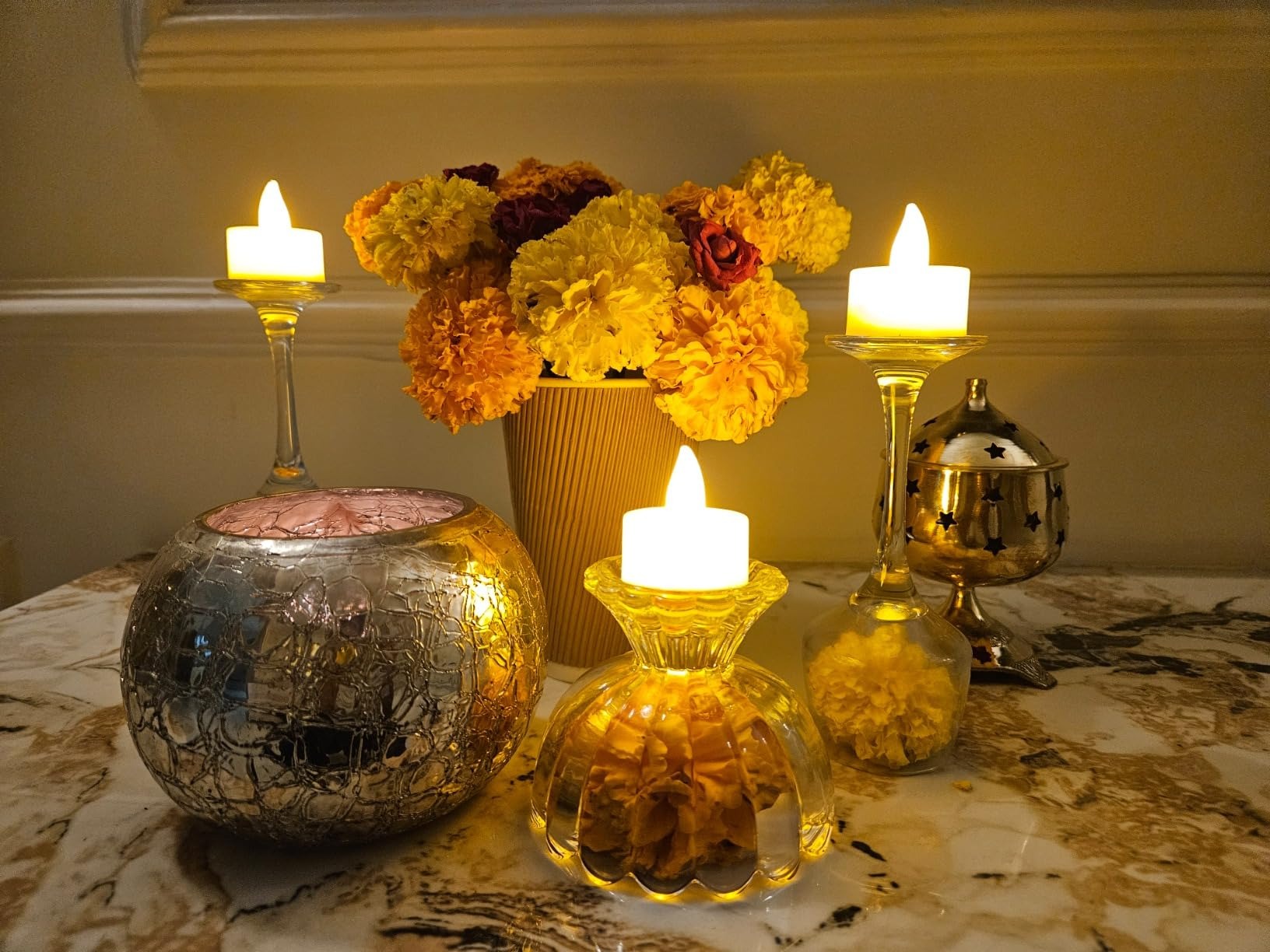 Flameless Diwali Diyas Pack of 20