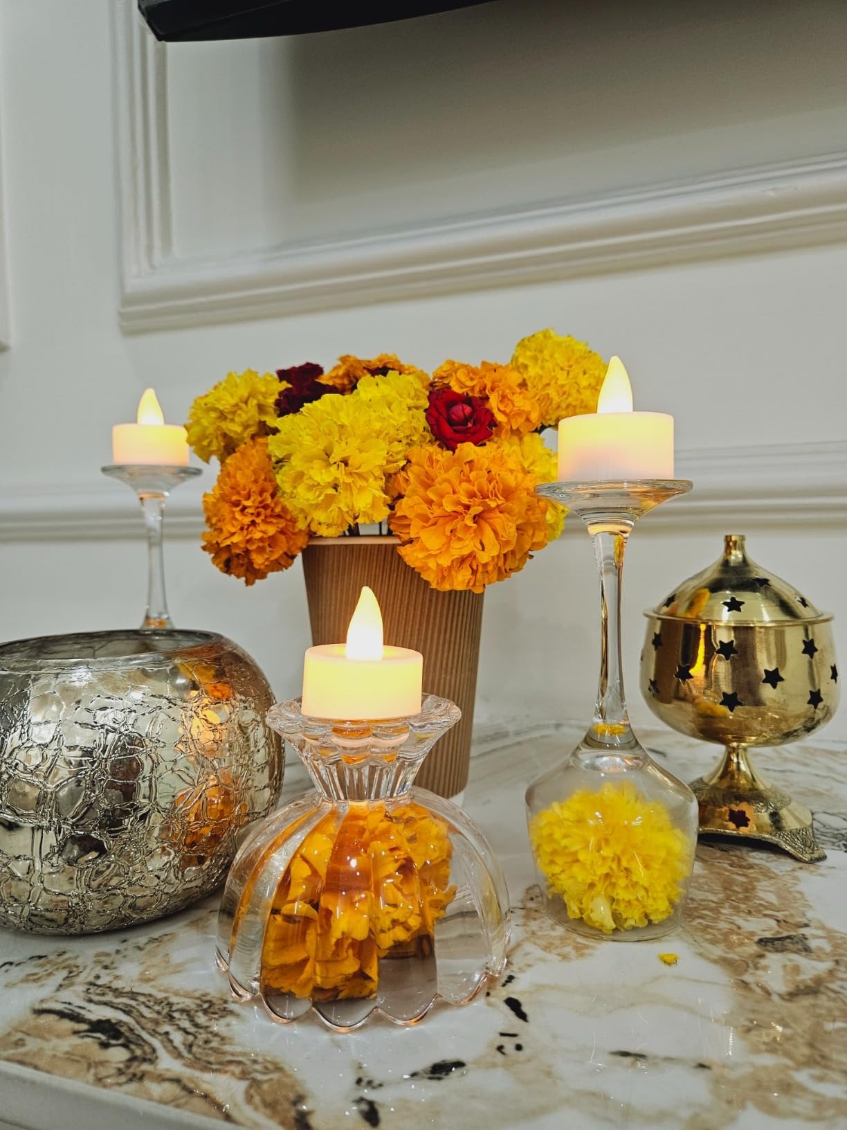 Flameless Diwali Diyas Pack of 20