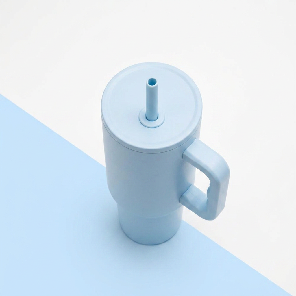 Neopot Tumbler 1200ML Steel Straw with Straw Cap and Cleaner Unisex