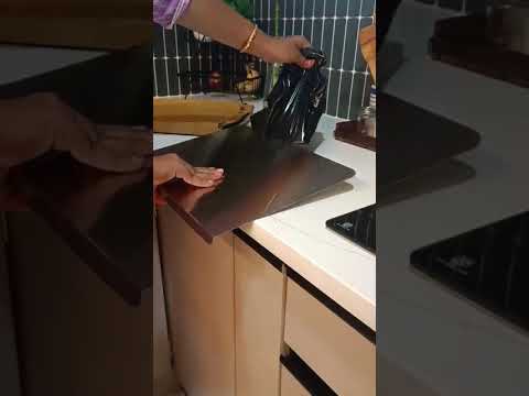 Large Countertop Stainless Steel Chopping Board for Kitchen